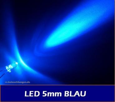 LED 5mm "blau" 14.000 mcd 20° LEDs