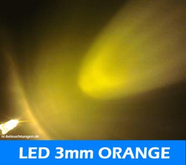 LED, leuchtdiode orange 3mm