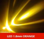 Mini LED 1.8mm "orange" ca. 30° 3000mcd LEDs