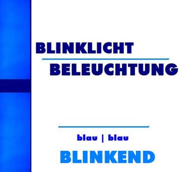 blinklicht blau