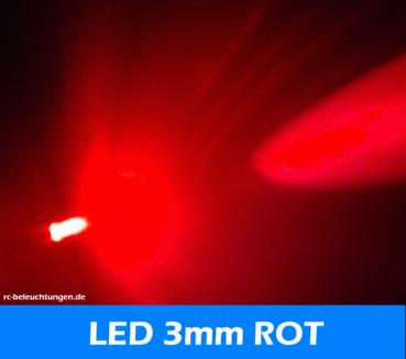 Widerstände Modellbau Auto KFZ PC 100 LEDs 5mm Rote 14000mcd LED Rot Red 
