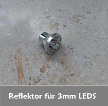 Reflektor 3mm LEDs