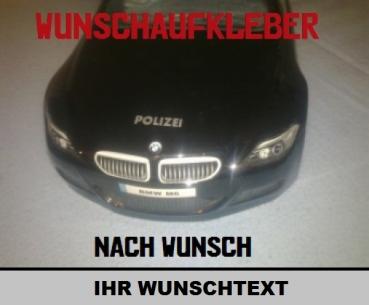 Wunschtextaufkleber für Ihr Modell Name Nummern Buchstaben...