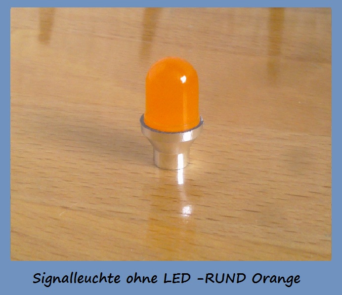 RUNDUMLEUCHTE 7LED orange RC KAPPE D