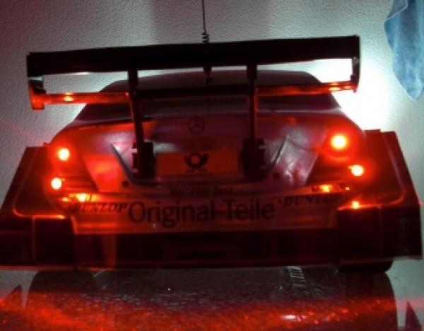 RC car front + rear lighting LED lighting with 8 LEDs