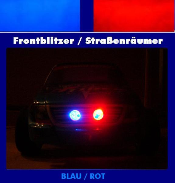 Front flasher | road clearers DOUBLE BLITZER "flashing" Strobos