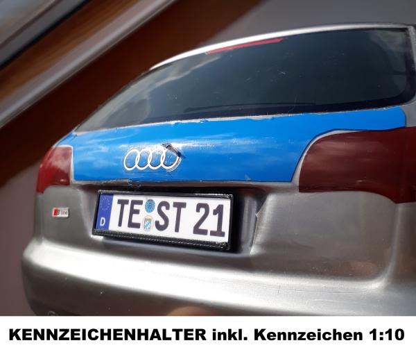 license plate frame rc