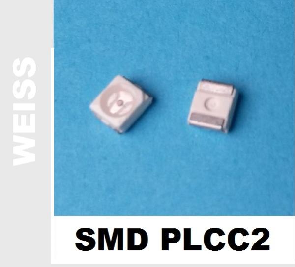 SMD "weiss" 2200mcds 120° PLCC2 / 3528